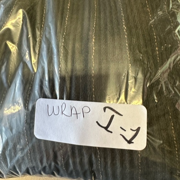 WRAP LONDON Green striped lagenlook womans boho chic casual tunic top/dress 6 - Picture 11 of 11